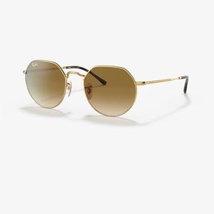 Ray-Ban Gold Metal Gradient Sunglasses RB3565 JACK